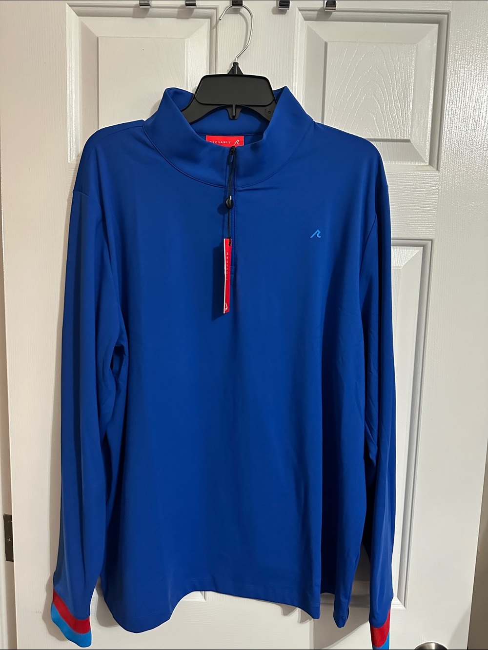 Men's Performance Half-Zip Golf Pullover - Royal Blue